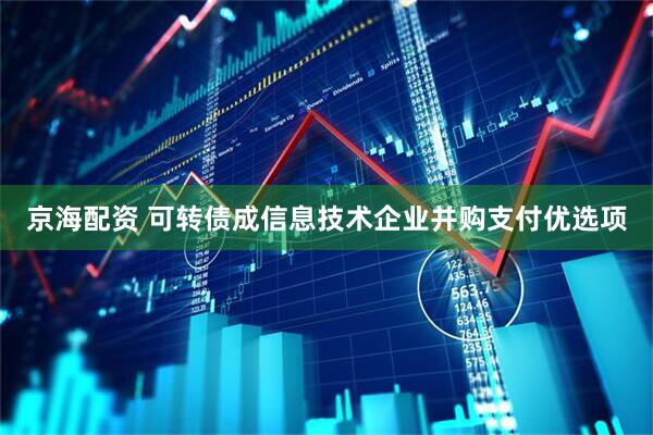 京海配资 可转债成信息技术企业并购支付优选项