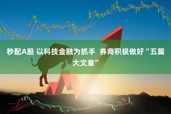 秒配A股 以科技金融为抓手  券商积极做好“五篇大文章”